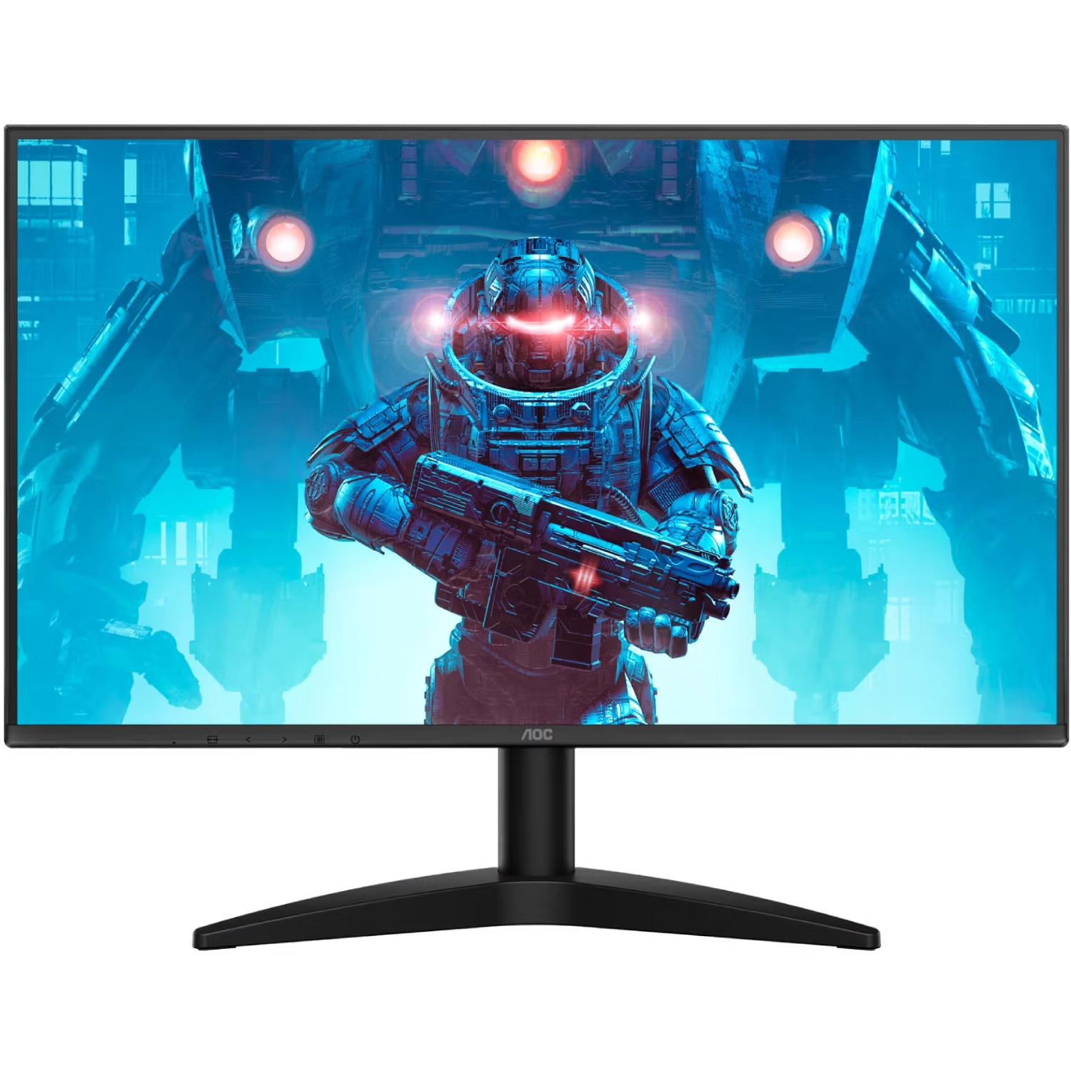 TFT 23.8 AOC 24B36X, IPS, 144Гц, 0,5мс, HDMI, DP (24B36X) Чорний на малюнкі №1
