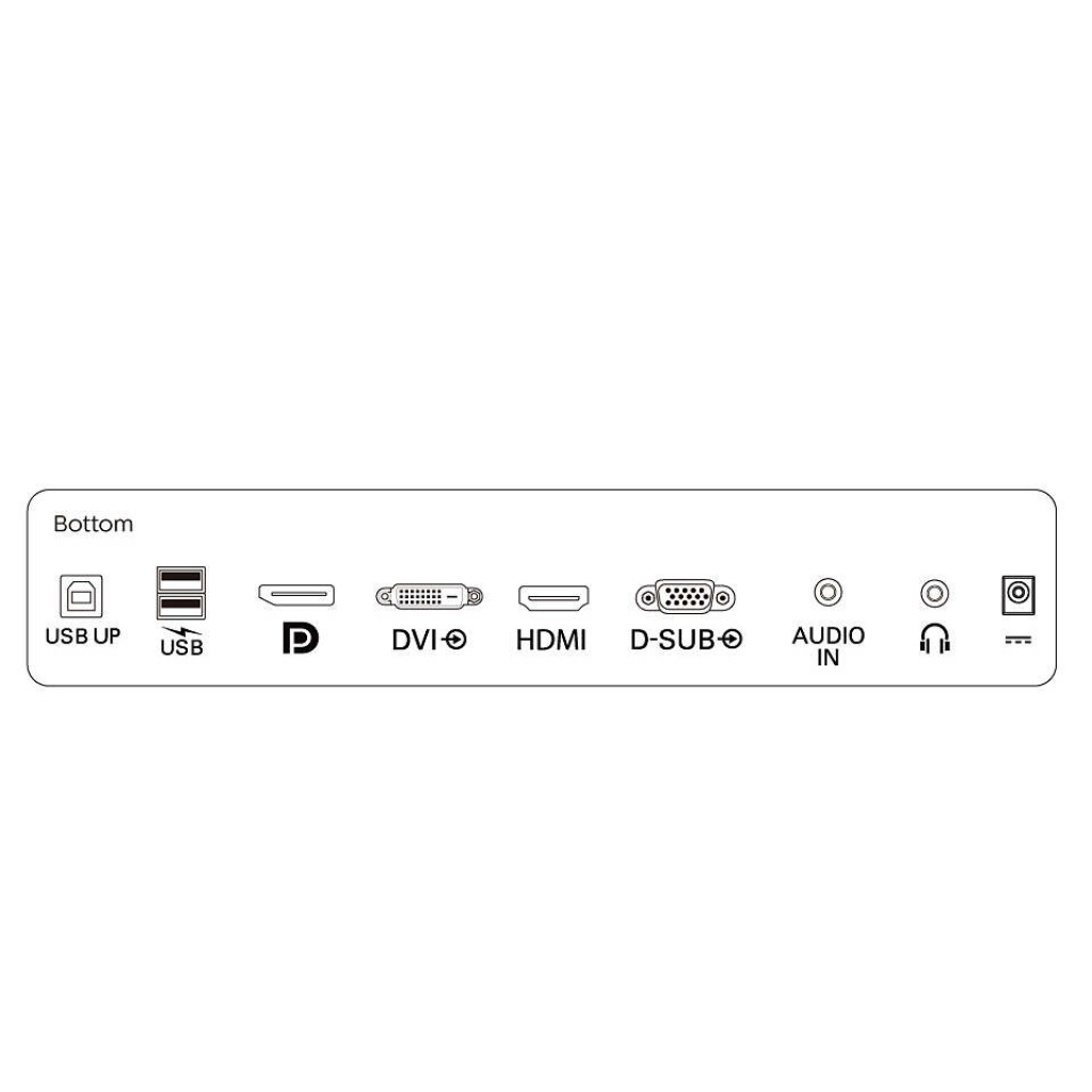 TFT 23.8 Philips 242B9TL, сенсорний (10 дотиків), IPS, VGA, HDMI, DVI-D, DP, USB, HAS, колонки (242B9TL/00) Чорний на малюнкі №6