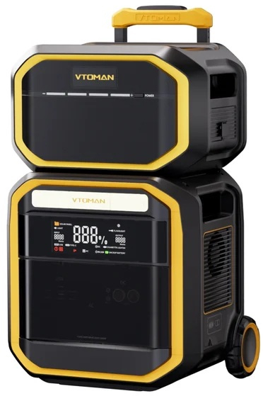 Зарядна станція Vtoman FlashSpeed Pro 3600 (3096 Вт/г) + Extra Battery 2816 Вт/год LiFePo4 (FlashSpeedPro3600+Battery) на малюнкі №1