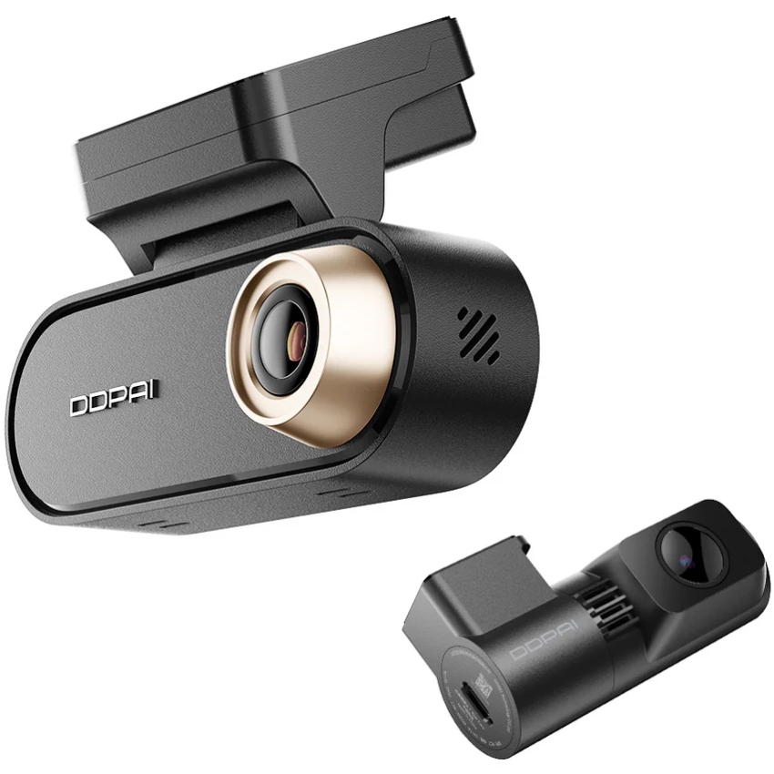 Відеореєстратор DDPAI Dashcam N5 Pro + камера заднього виду (6934915208166) на малюнкі №1