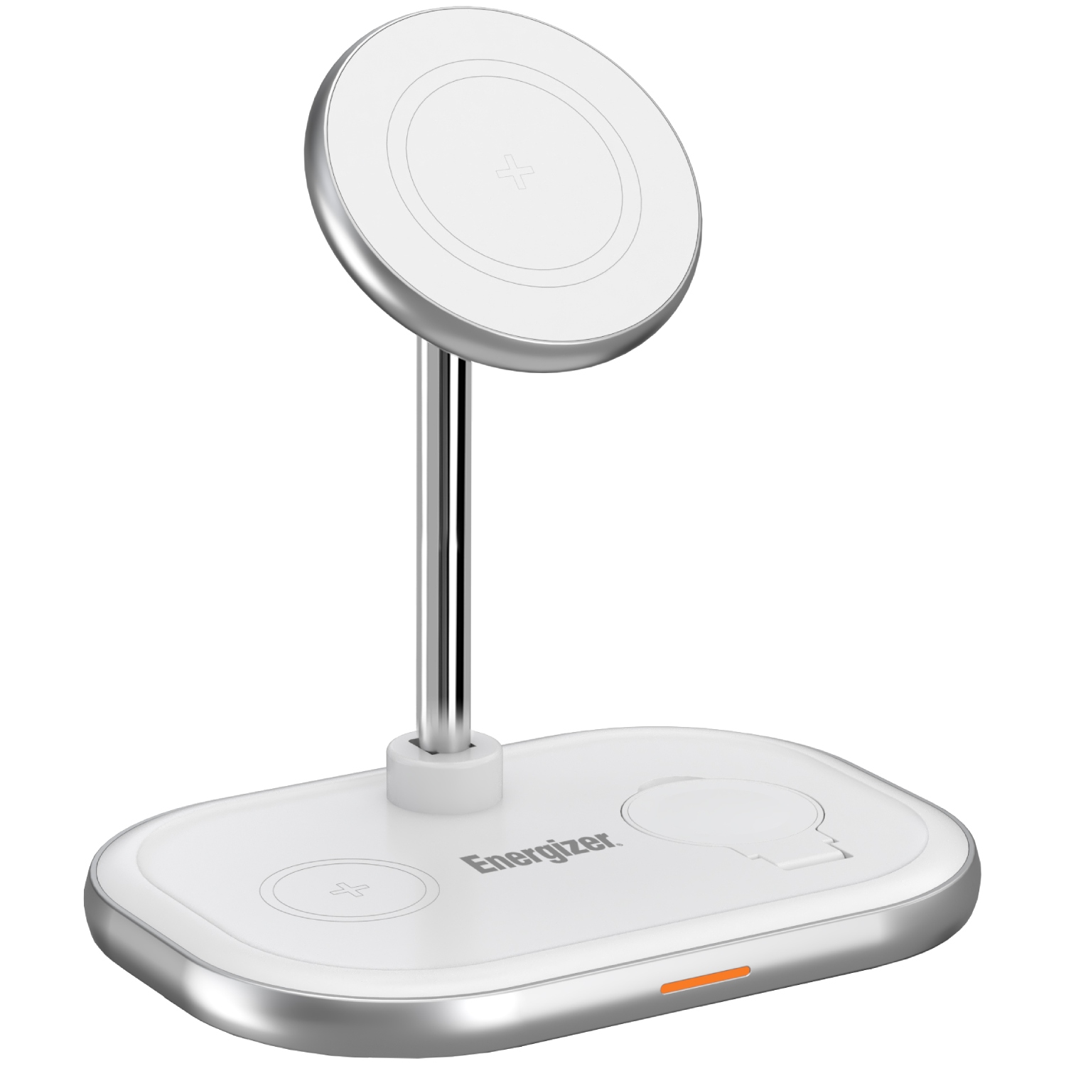 Зарядний пристрій 15W 3-in-1 Magnetic Wireless Fast Charger white Energizer