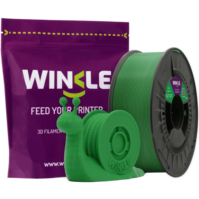 Пластик (Filament) WINKLE PLA HD 1кг, 1.75мм, авокадо (PHD01000175VERAGUWNK) Зелений на малюнкі №2