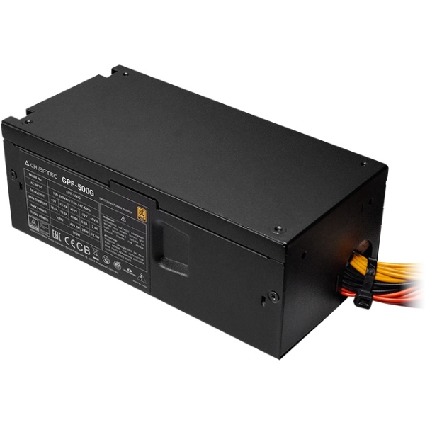 БЖ 500W Chieftec SMART 80 mm fan, 80Plus Gold, TFX, bulk (GPF-500G) на малюнкі №3