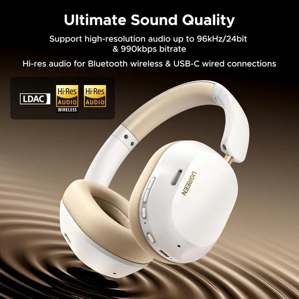Навушники UGREEN HP203 HiTune Max5С Hybrid ANC White (35758) на малюнкі №4