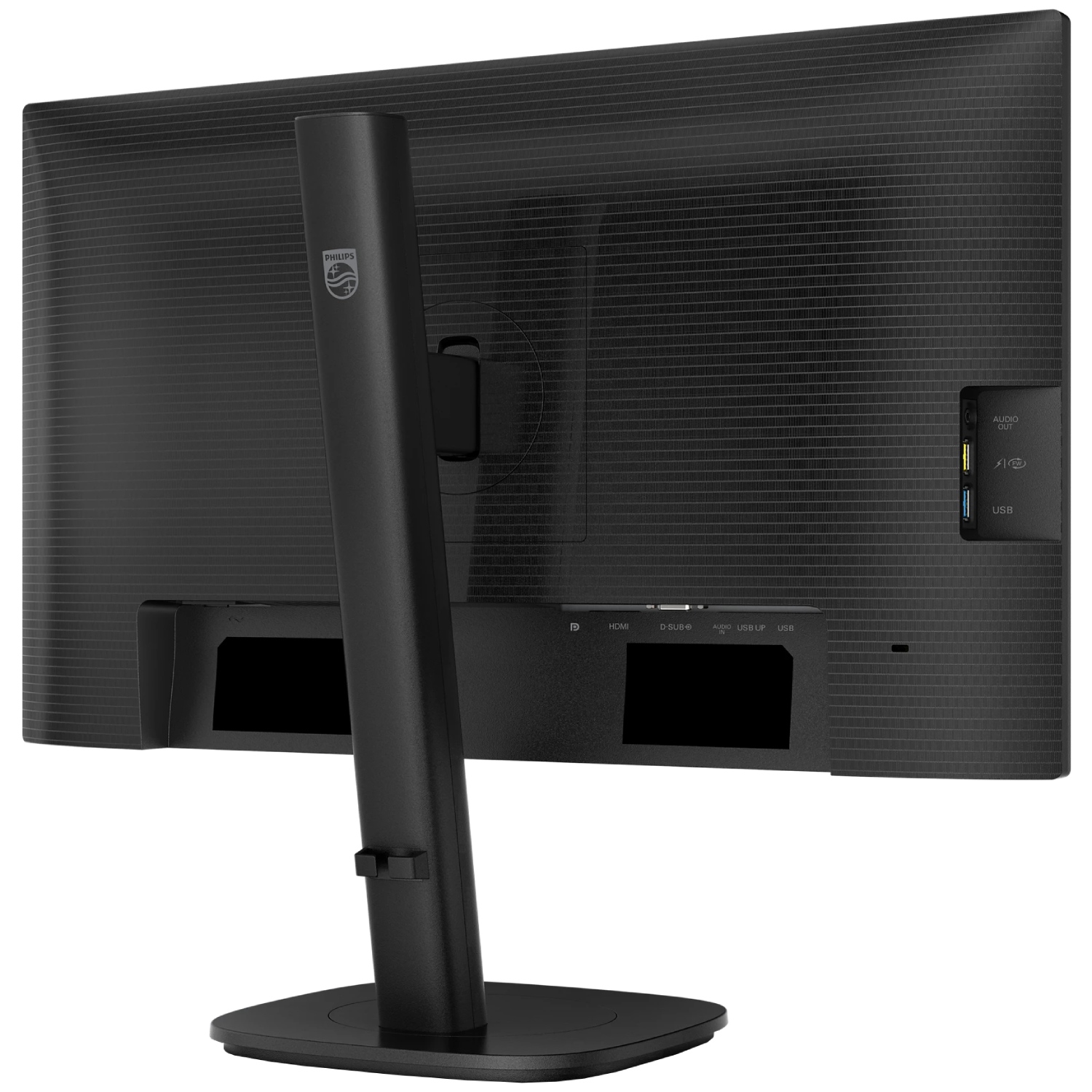 TFT 23.8 Philips 24B2N3200J, IPS, 120Гц, VGA, HDMI, DP, USB-hub, HAS, Pivot, колонки (24B2N3200J/00) Чорний на малюнкі №5