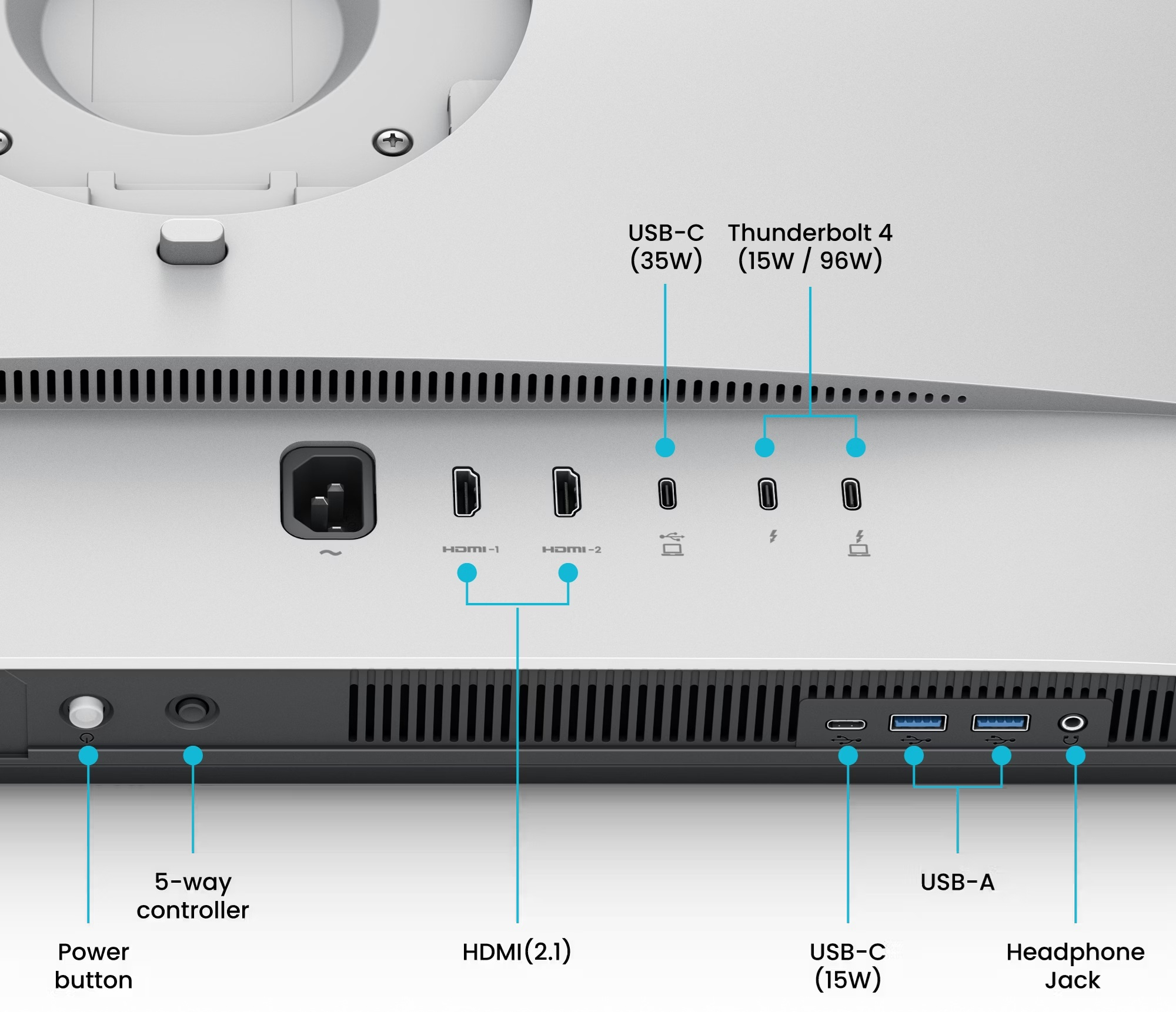 TFT 31.5 BenQ MA320UG, IPS, 4K, 120Hz, 2хHDMI, USB-C, HAS, Pivot, кол, сріблясто-сірий (9H.LP1LA.TBE) Сріблястий із сірим на малюнкі №3