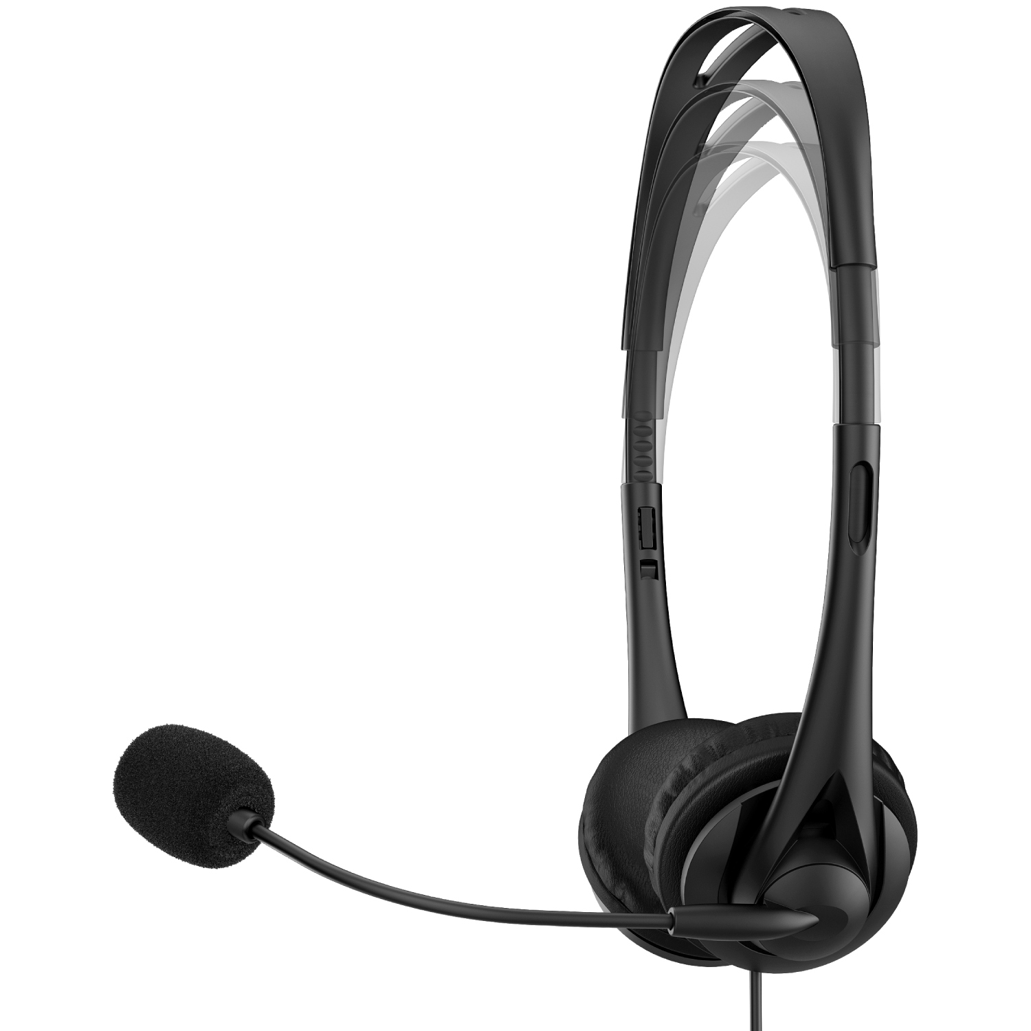 Гарнітура HP Stereo G2 USB, bulk чорна (428K6AA) Чорний на малюнкі №4