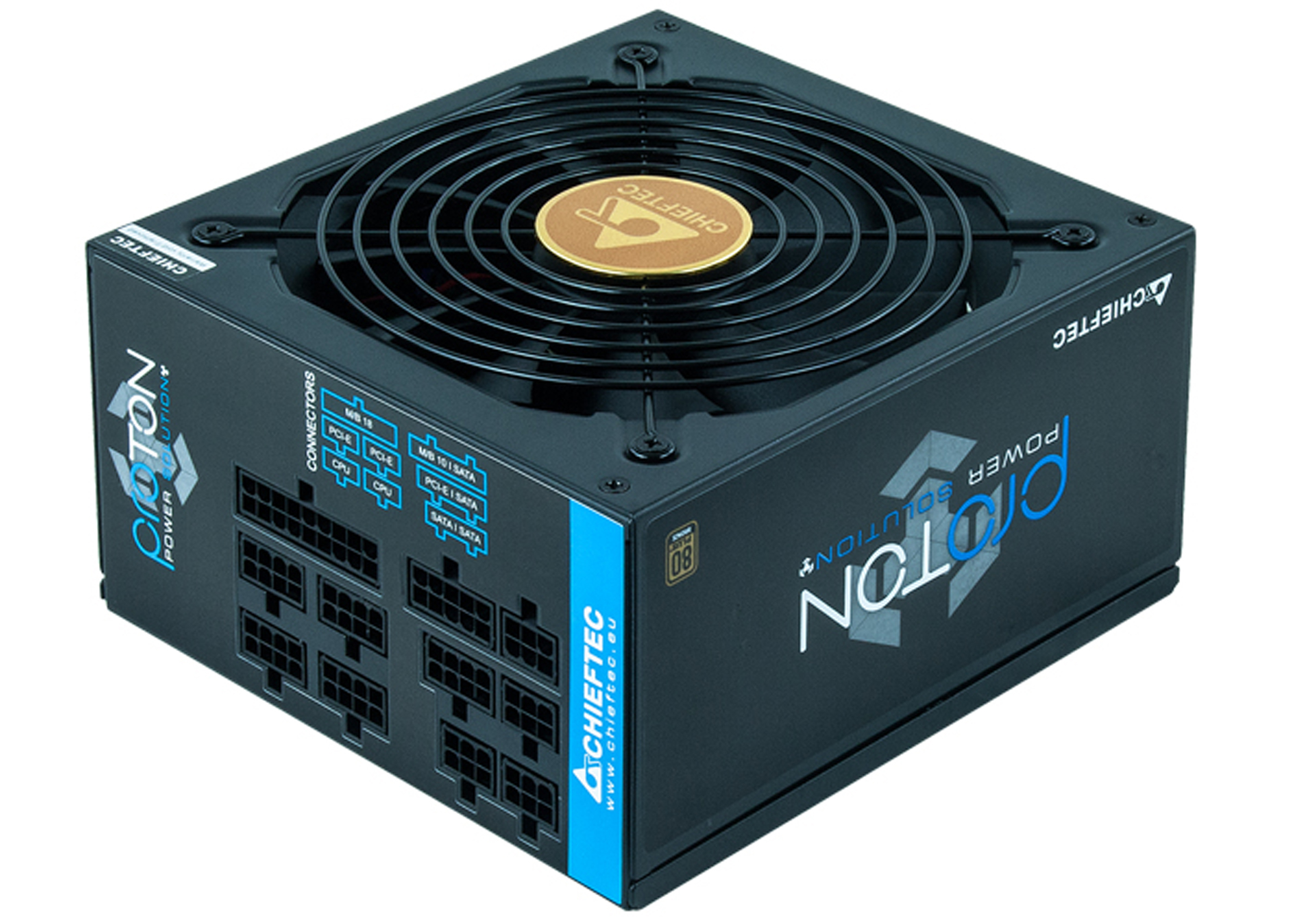 БЖ 850W Chieftec PROTON BDF-850C, 140mm Fan, Modular, 80+ Bronze Retail Box (BDF-850C) на малюнкі №3