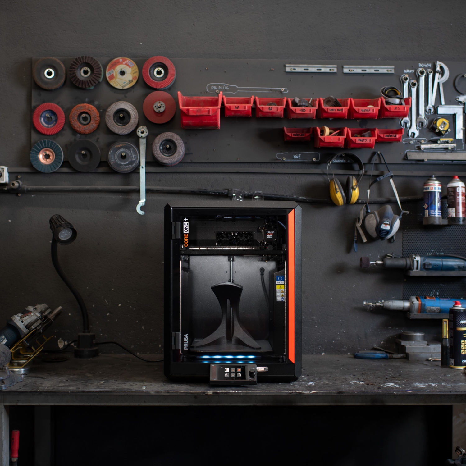 Принтер 3D Prusa CORE One+ KIT (FDM 1.75mm 250x220x270 mm USB Ethernet WiFi чорний) DIY kit (PR-15277) на малюнкі №9