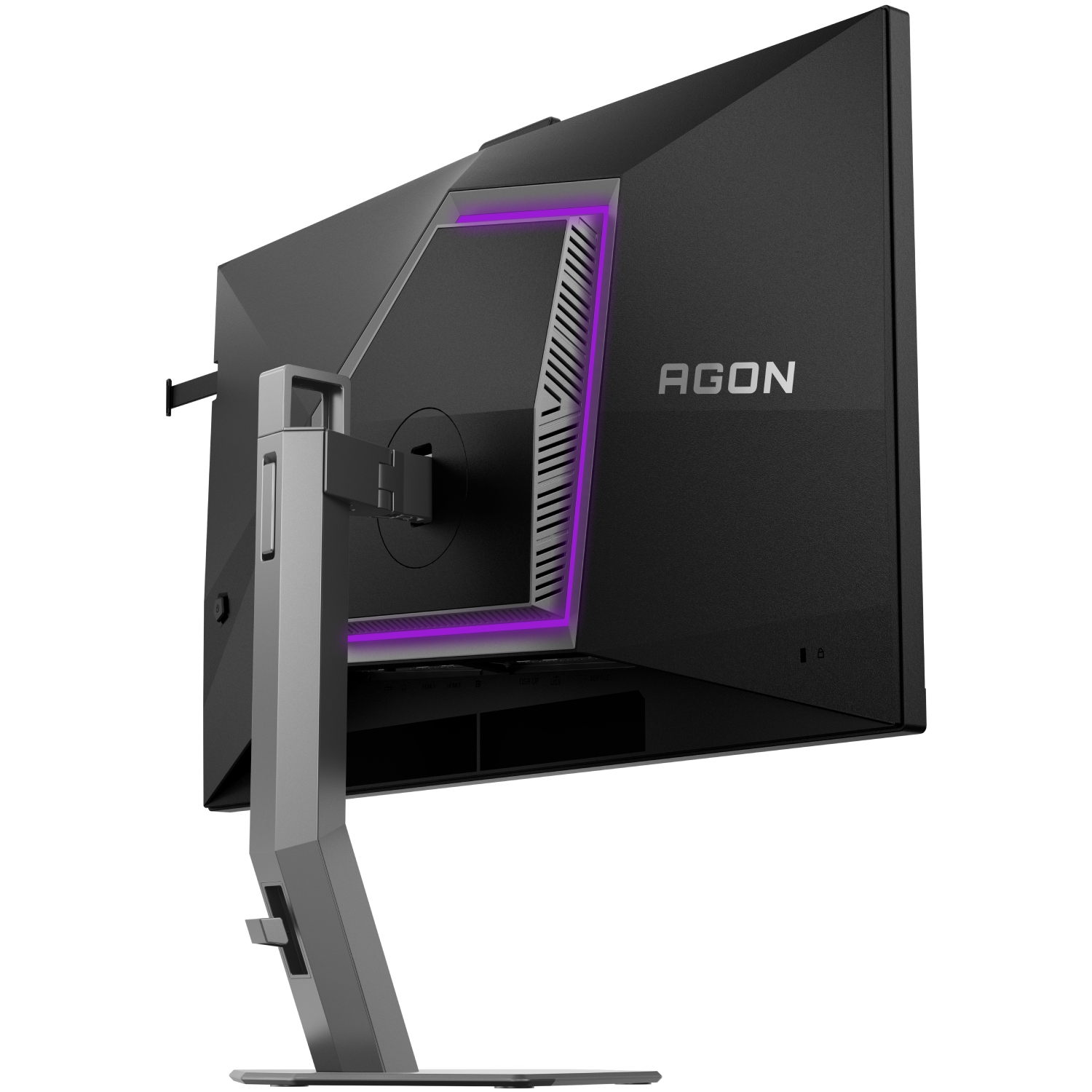 TFT 27 AOC AGON PRO AG276QSG2, QHD, Fast IPS, 360Гц, 0,3мс, 3xHDMI, DP, USB-hub, HAS, Pivot, чор.-с (AG276QSG2) чорний з сірим на малюнкі №5