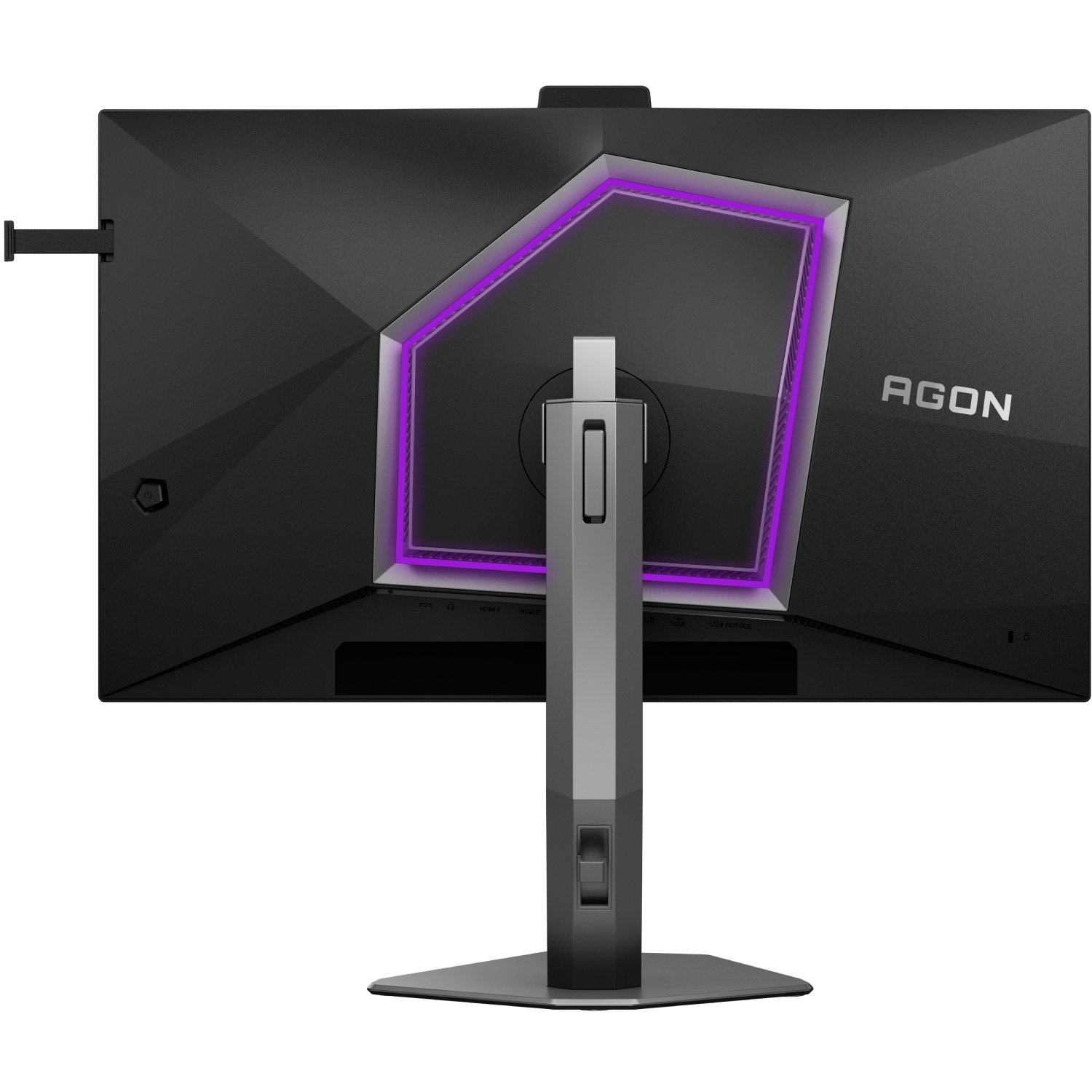 TFT 27 AOC AGON PRO AG276QSG2, QHD, Fast IPS, 360Гц, 0,3мс, 3xHDMI, DP, USB-hub, HAS, Pivot, чор.-с (AG276QSG2) чорний з сірим на малюнкі №6