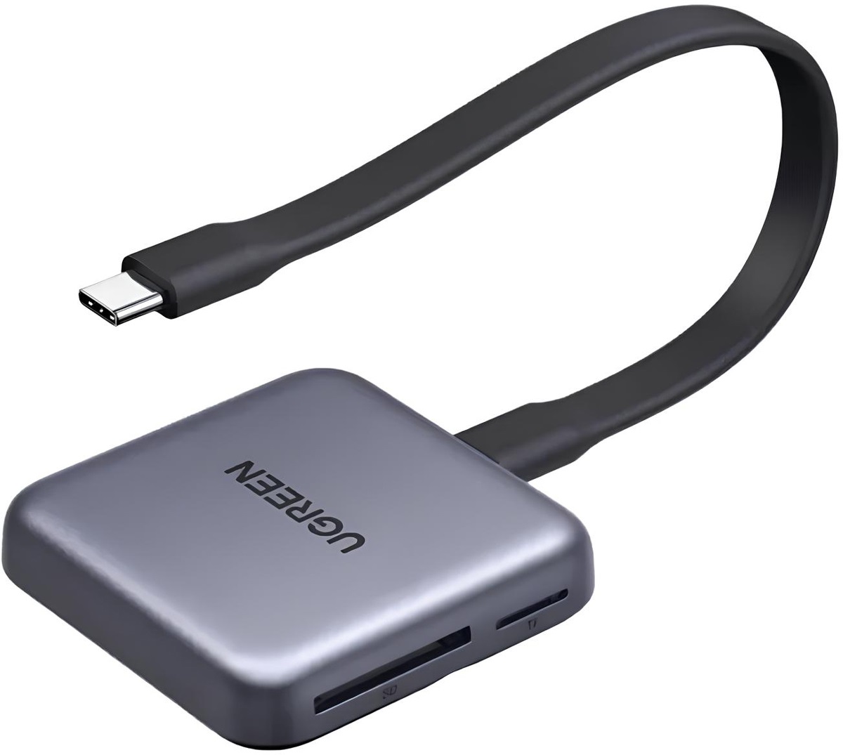 Card Reader USB 3.2 Magnetic, USB-C SD/MicroSD UHS-II 312 МБ/с PD 100W CM898 Ugreen (65095) на малюнкі №1