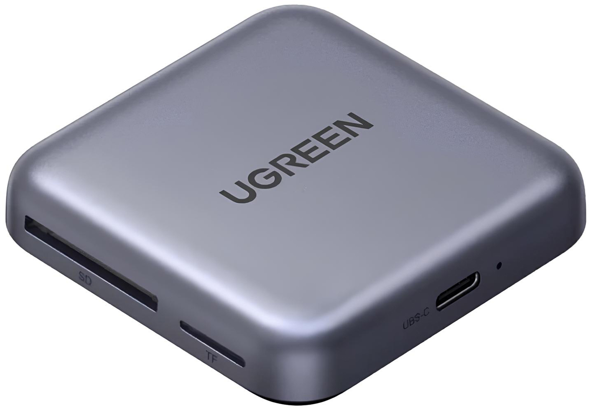 Card Reader USB 3.2 Magnetic, USB-C SD/MicroSD UHS-II 312 МБ/с PD 100W CM898 Ugreen (65095) на малюнкі №2