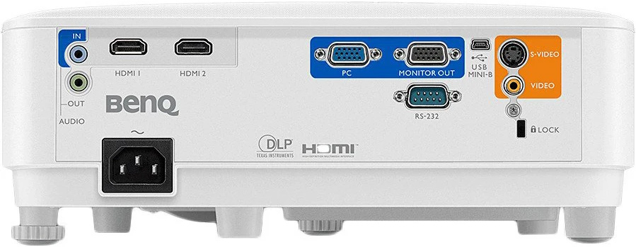 Проєктор BENQ MW550, DLP, SVGA, 3600Lm, 20000:1, D-sub, HDMI, білий (9H.JHT77.13E/9H.JHT77.1HE) на малюнкі №6