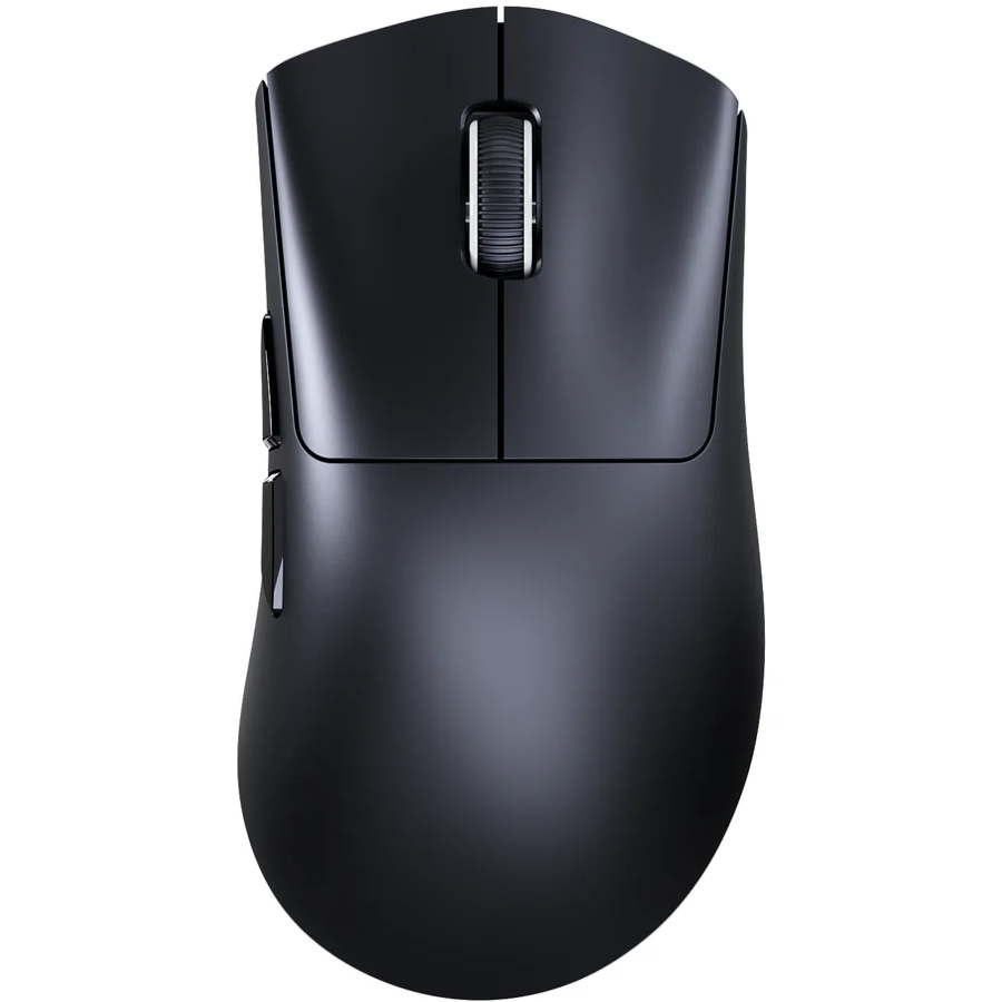 Мишка Attack Shark V8 Ultra-Light, Wireless/Bluetooth, 42000dpi. (PAW3950MAX), 6кн, Black (V8B_AS) Чорний на малюнкі №1