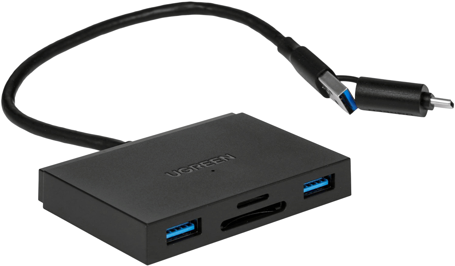 Card Reader USB 3.0 4-in-1,OTG USB-C/USB-A, SD/TF, 4-in-1 CM812 Ugreen (45167) на малюнкі №3