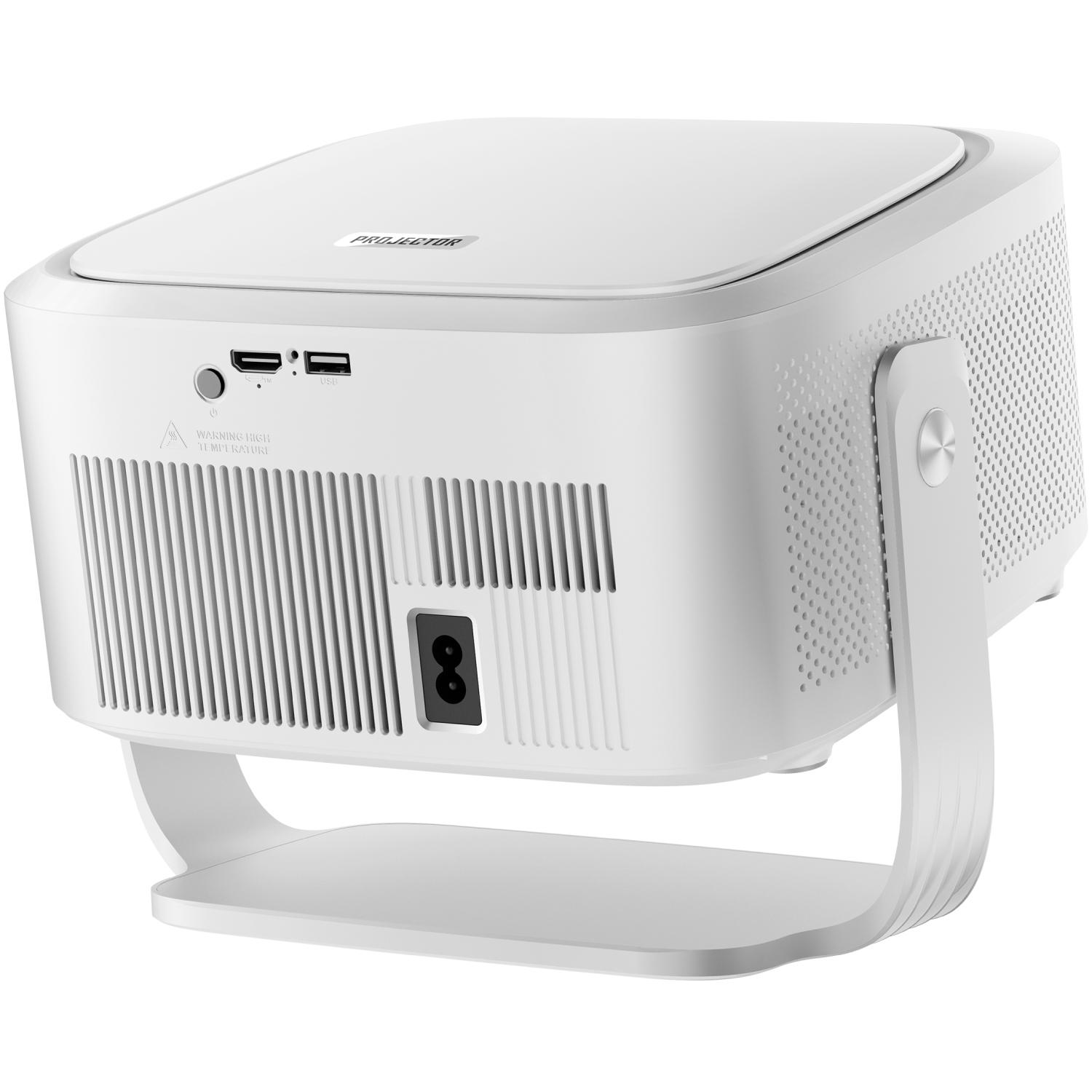 Проєктор H96 MAX HY450MAX LED LCD Full HD 900AL 16:9 Allwinner H726 2G/16G Android 14 WiFi6 BT білий (H96MAX_HY450MAX) на малюнкі №3