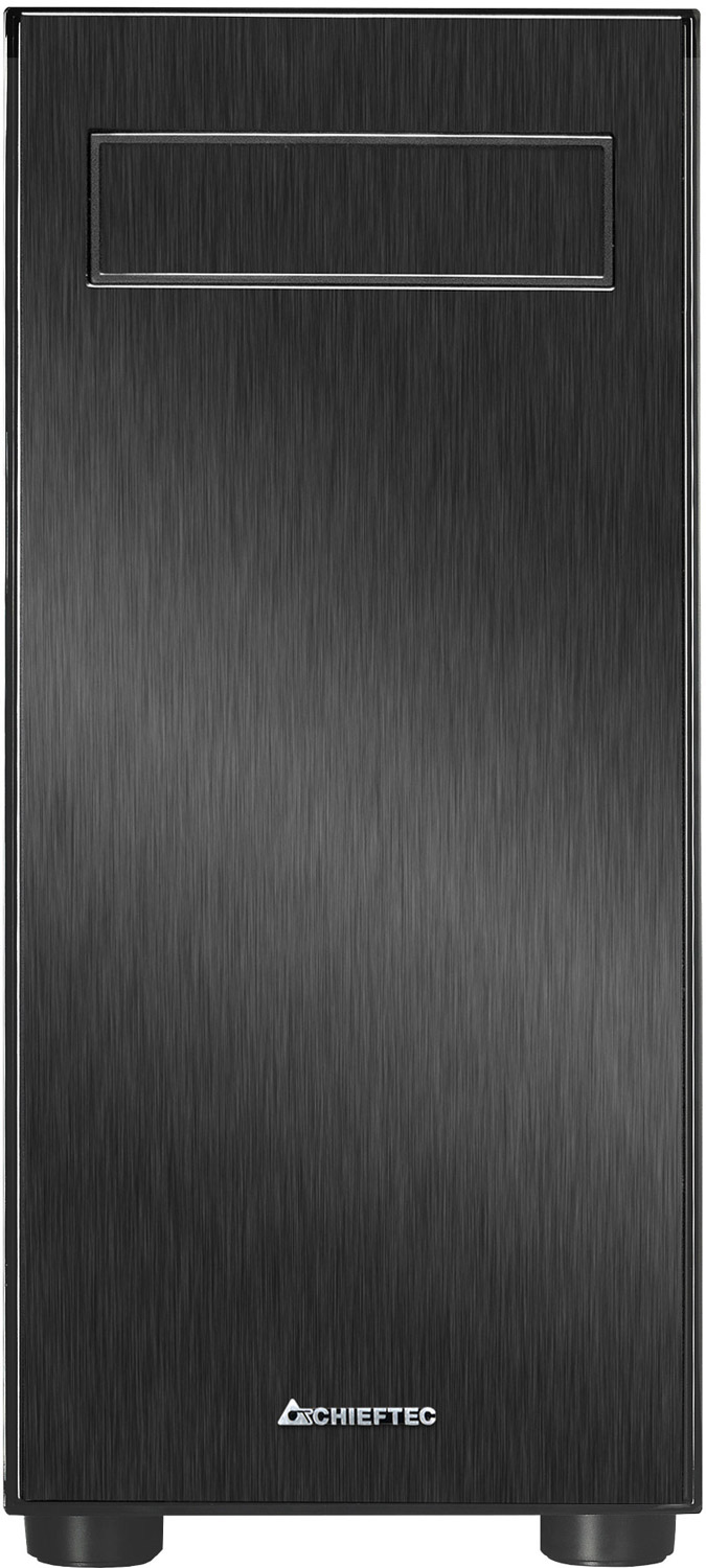Корпус Chieftec HAWK ATX, без БЖ, Black (AL-02B-OP) Чорний на малюнкі №2