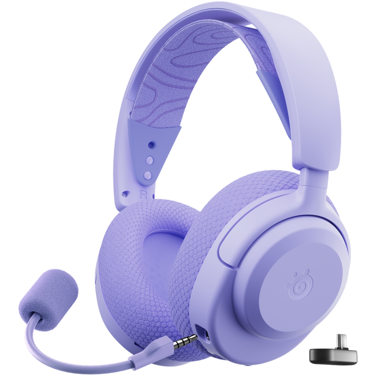 Ігрова гарнітура SteelSeries Arctis Nova 3 Wireless for PC MultiPlatform Lavender (61778) бузковий на малюнкі №1