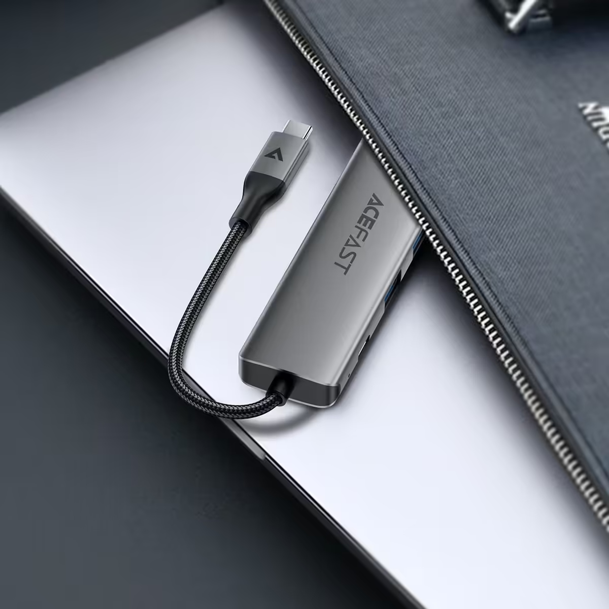 Док-станція USB3.0 Type-C -- HDMI4K@60Hz/2xUSB-A 3.0/TF/SD/USB-C 90W Hub 6-in-1 J18 Acefast (6974316285939) на малюнкі №6