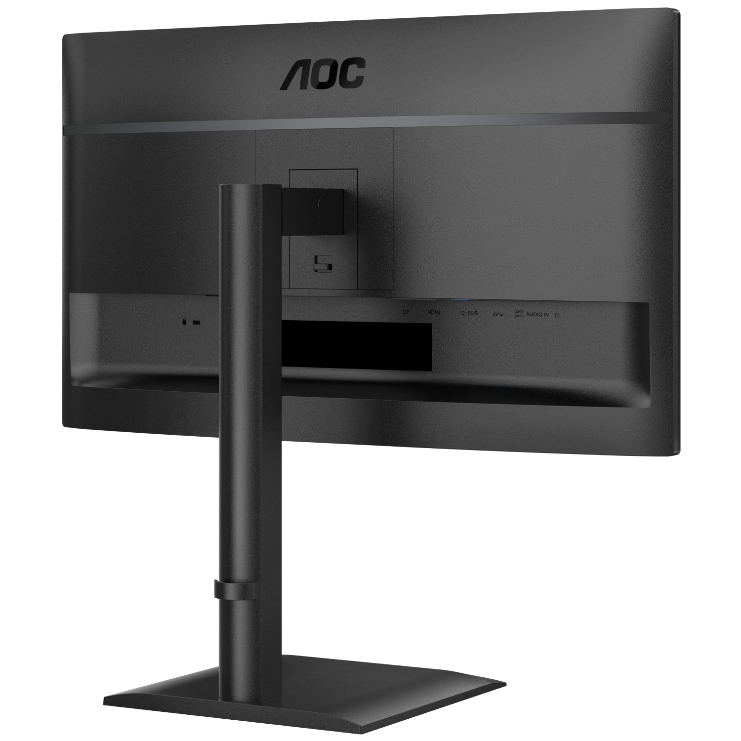 TFT 23.8 AOC 24E4U, IPS, 120Гц, HDMI, DP,USB-hub, HAS, Pivot, колонки (24E4U) Чорний на малюнкі №5