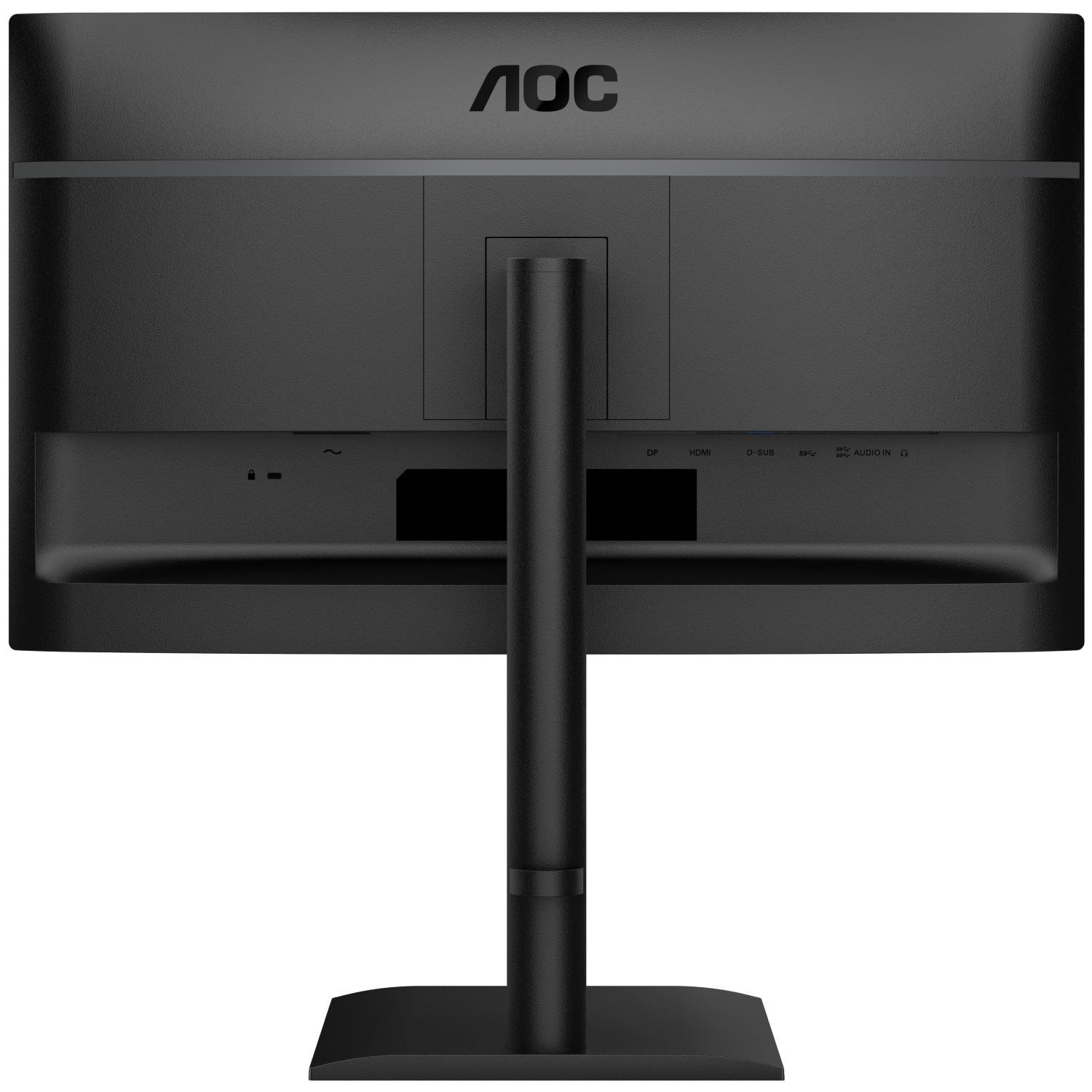 TFT 23.8 AOC 24E4U, IPS, 120Гц, HDMI, DP,USB-hub, HAS, Pivot, колонки (24E4U) Чорний на малюнкі №6