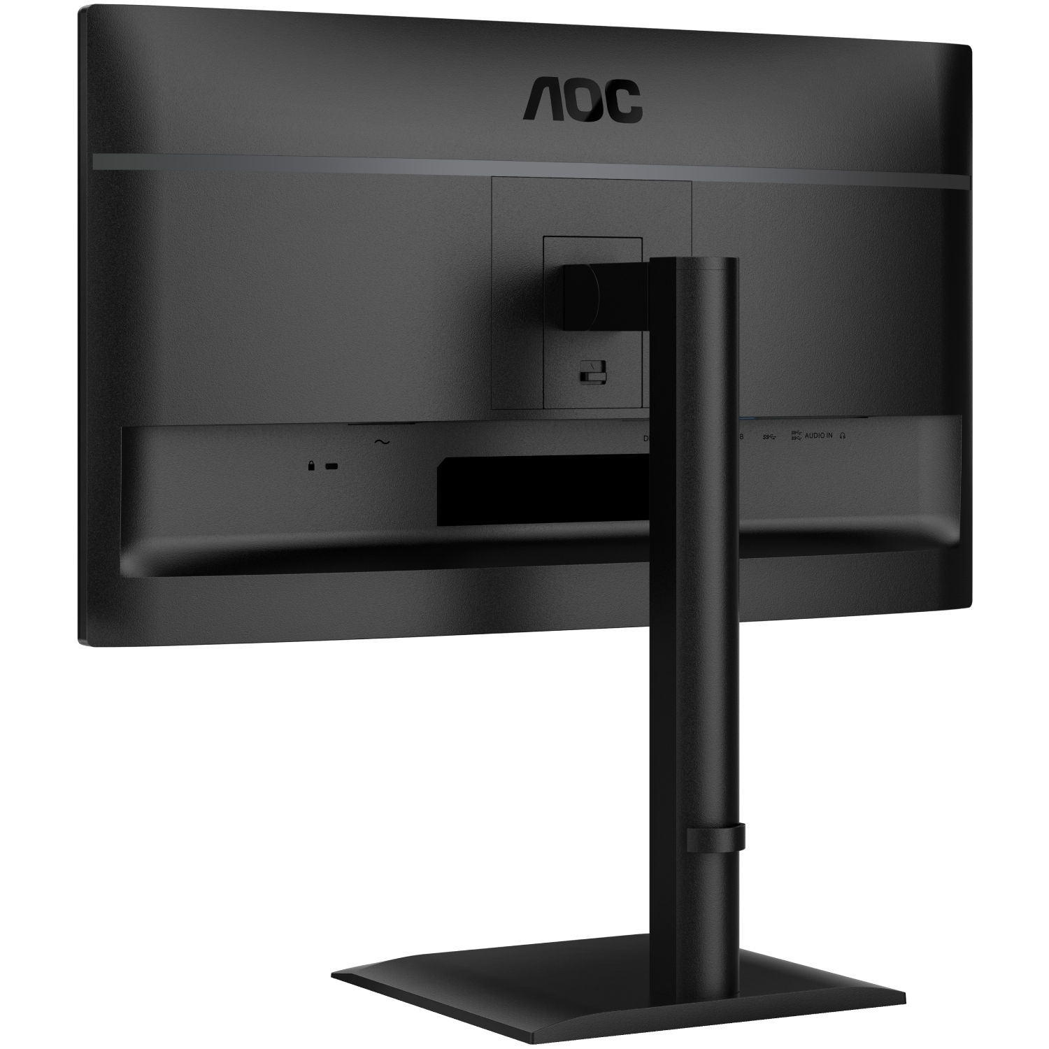 TFT 23.8 AOC 24E4U, IPS, 120Гц, HDMI, DP,USB-hub, HAS, Pivot, колонки (24E4U) Чорний на малюнкі №7