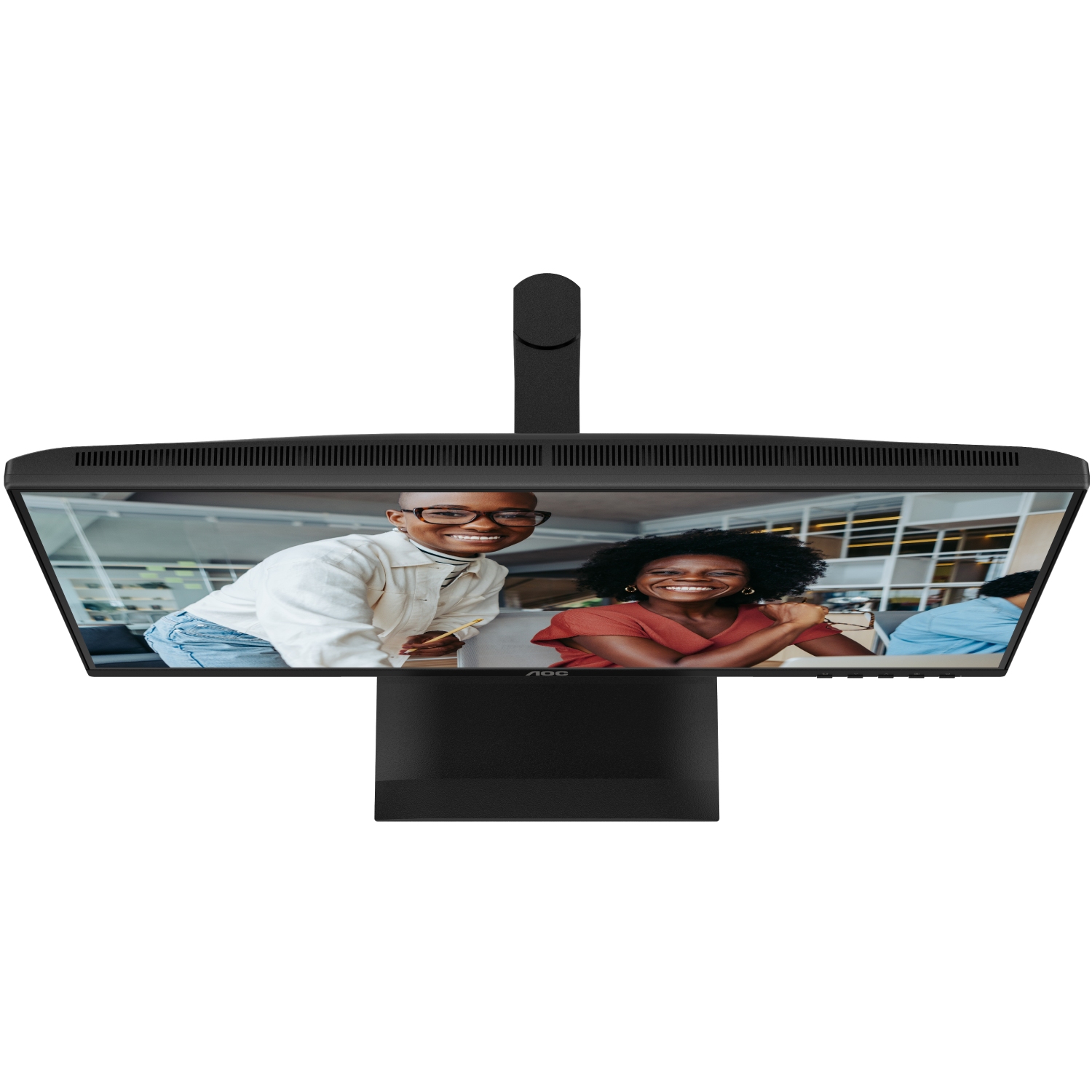 TFT 23.8 AOC 24E4U, IPS, 120Гц, HDMI, DP,USB-hub, HAS, Pivot, колонки (24E4U) Чорний на малюнкі №12