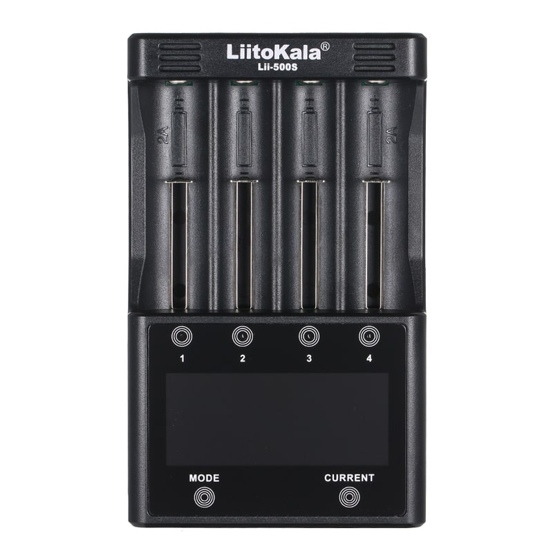 Зарядний пристрій LiitoKala Lii-500S, 4x(Lion/NiMH/NiCd), Power Bank, discharge function, display (Lii-500S) на малюнкі №2