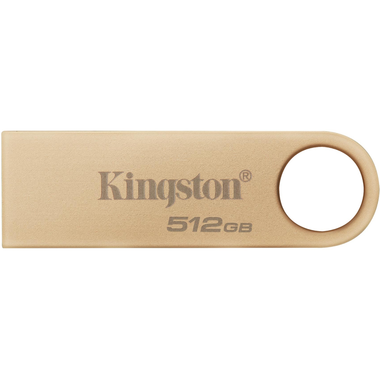 USB Flash Kingston 512B USB 3.2 G3 SE9, Metal/Gold, Retail (DTSE9G3/512GB#) золотистий на малюнкі №1
