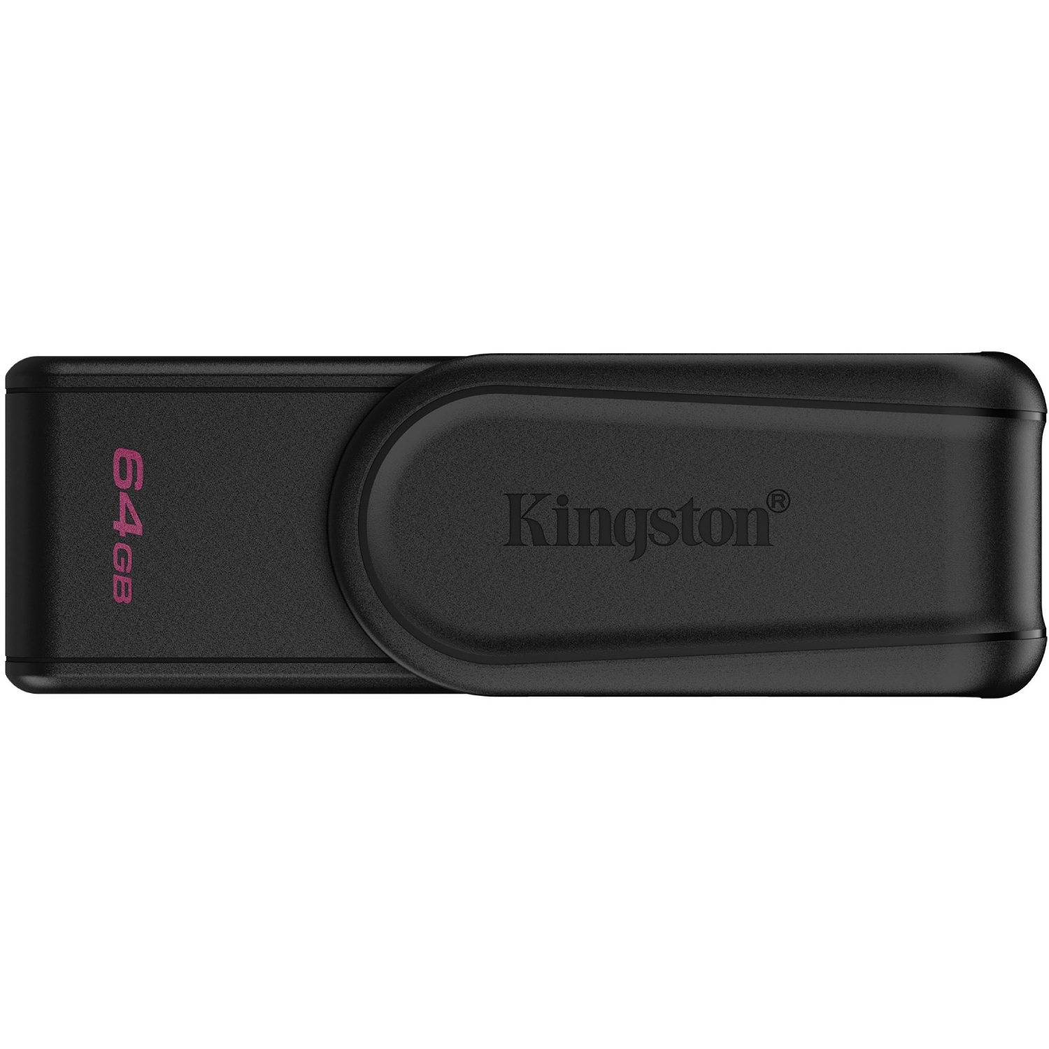 USB Flash Kingston 64GB USB 3.2 Gen1 DataTraveler Exodia S Black, Retail (DTXS/64GB#) Чорний на малюнкі №1