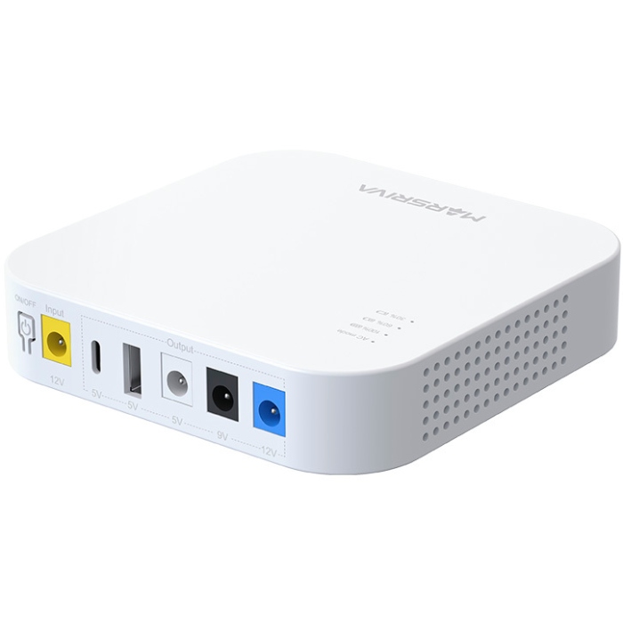 ДБЖ Marsriva DC Router UPS KP4 Max 3xDC+USB+USB-C OUT, 5V/9V/12V 18W 20000 mAh (74Wh) Li-Ion (KP4Max_MARSRIVA) на малюнкі №1
