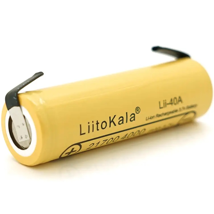 Акумулятор 21700 LiitoKala, 40A-N, 4000mAh, 3.7V li-ion battery, 1 pcs (40A-N) на малюнкі №2