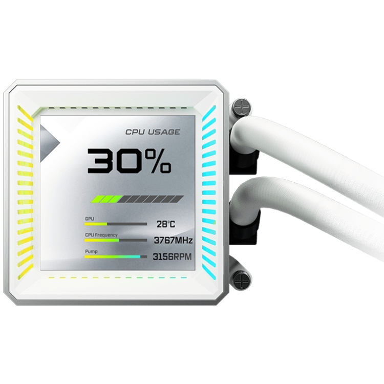 Система водяного охолодження ASRock White (Steel Legend 360 LCD) на малюнкі №6