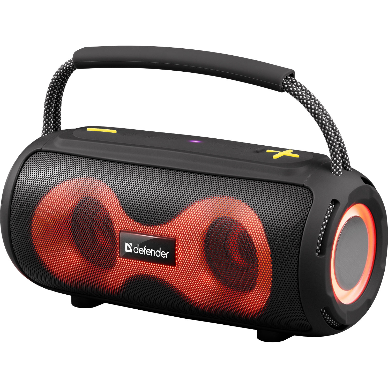 Акустична система 1.0 Defender S450, 10Вт RGB/BT/FM/USB/TF/AUX/TWS чорна (65451) на малюнкі №3