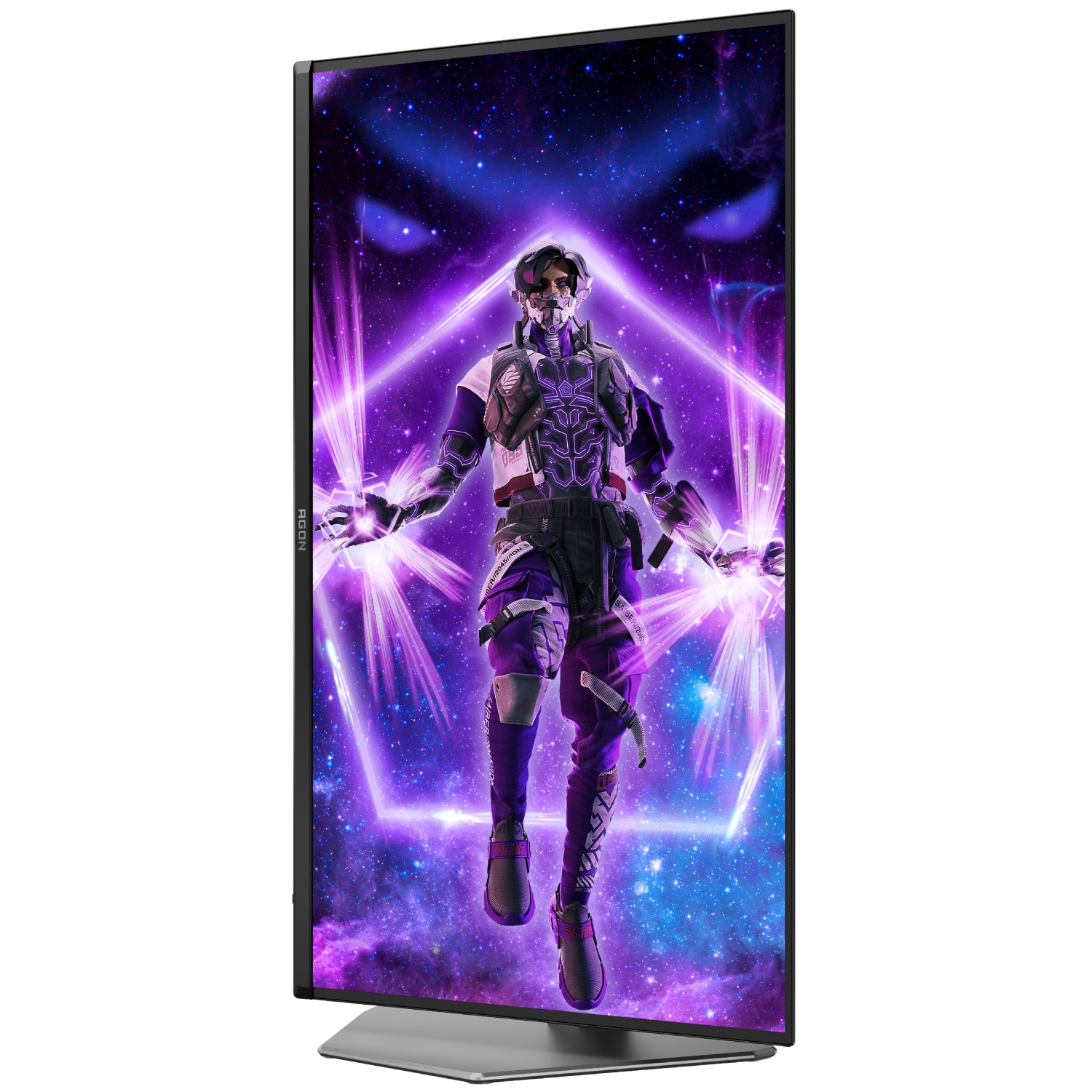 TFT 31.5 AOC AG326UD, QD-OLED, UHD 4K, 165hz, 0,03мс, HDMIx2, DP, USB-hub, HAS, Pivot,колю,чорний (AG326UD) Темно-Сірий на малюнкі №10