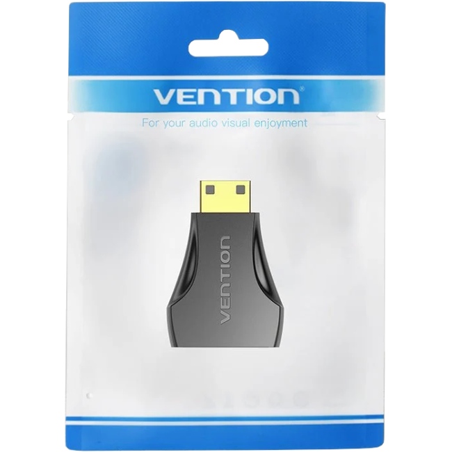 Перехідник HDMI F - mini HDMI M, 4K 60Гц, чорний, Vention (AISB0) на малюнкі №3
