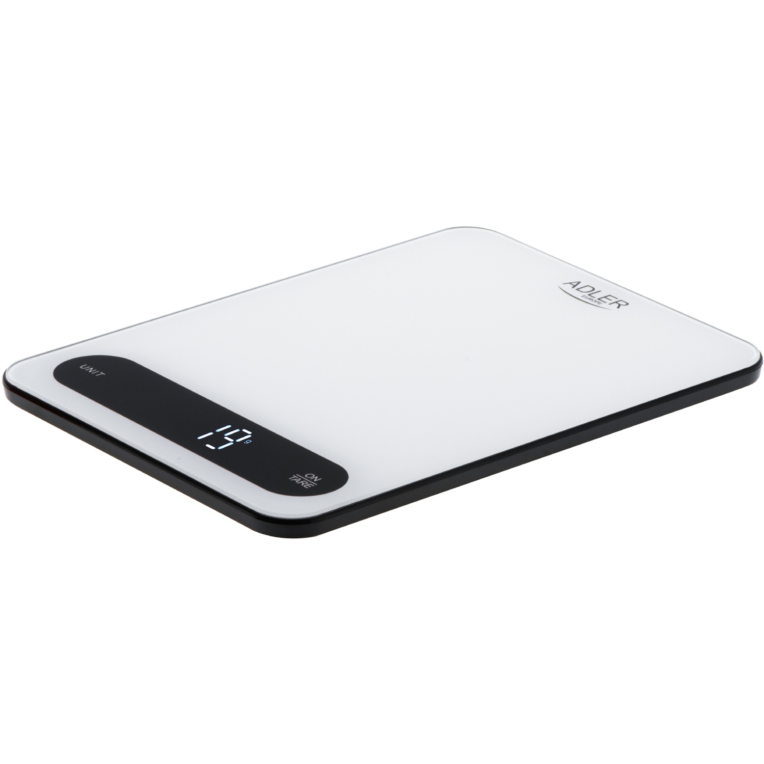 Ваги кухонні Adler AD 3177 white black електронні/ 10кг/ г; мл, унція/ USB type C/ автовимкнення (AD3177WB) Білий на малюнкі №2