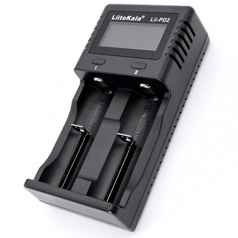 Зарядний пристрій LiitoKala Lii-PD2, 2x(LiOn/LiFePO4/NiMH/NiCd), display (Lii-PD2) на малюнкі №1