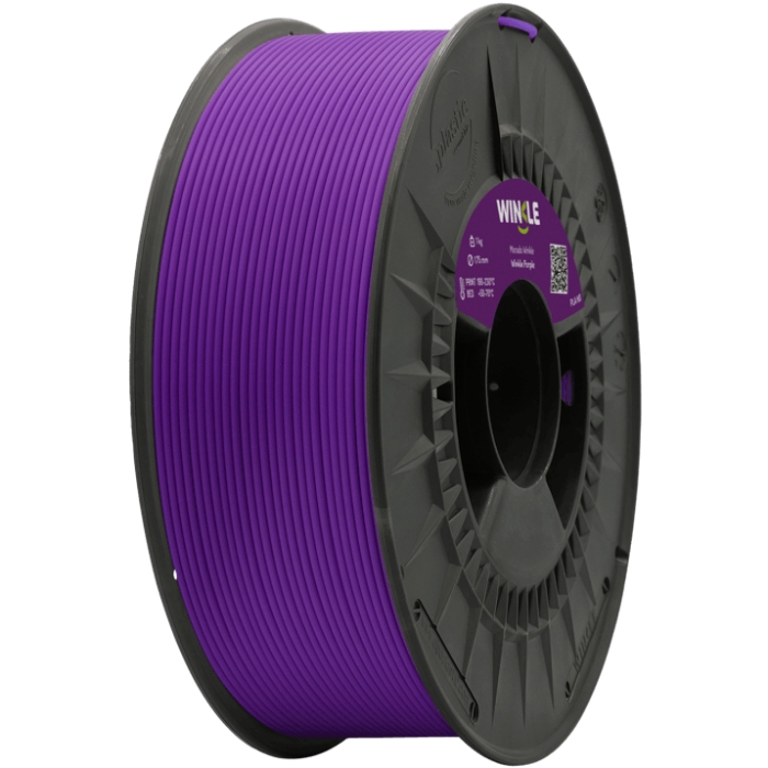 Пластик (Filament) WINKLE PLA HD 1кг, 1.75мм (PHD01000175MORWINWNK) Фіолетовий на малюнкі №1