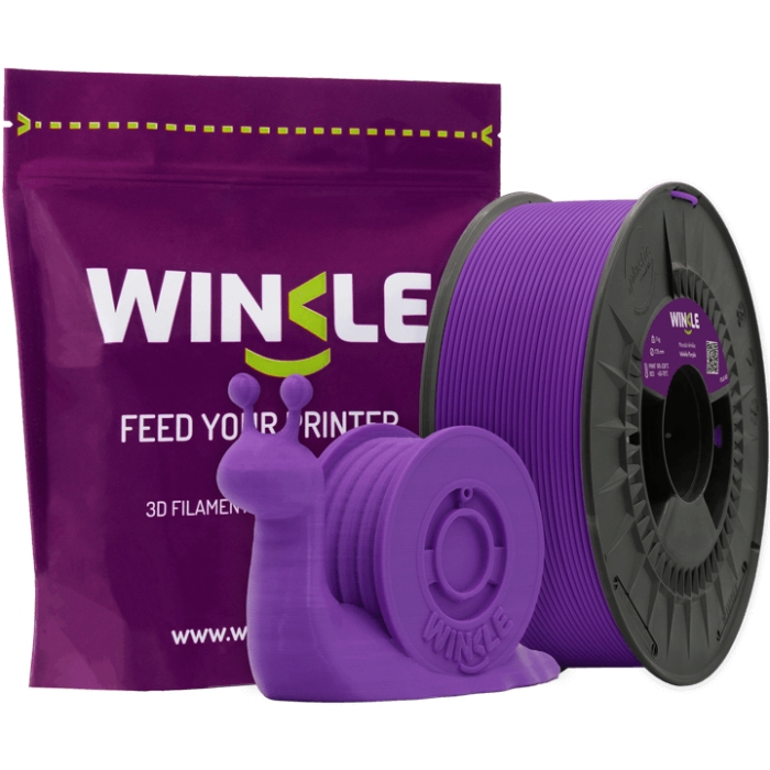 Пластик (Filament) WINKLE PLA HD 1кг, 1.75мм (PHD01000175MORWINWNK) Фіолетовий на малюнкі №2