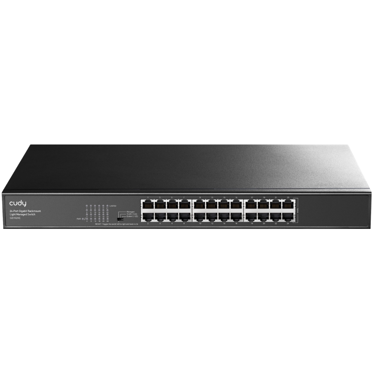 Комутатор Cudy GS1024E, 24-Port Gigabit Easy-Managed Switch (GS1024E) на малюнкі №1