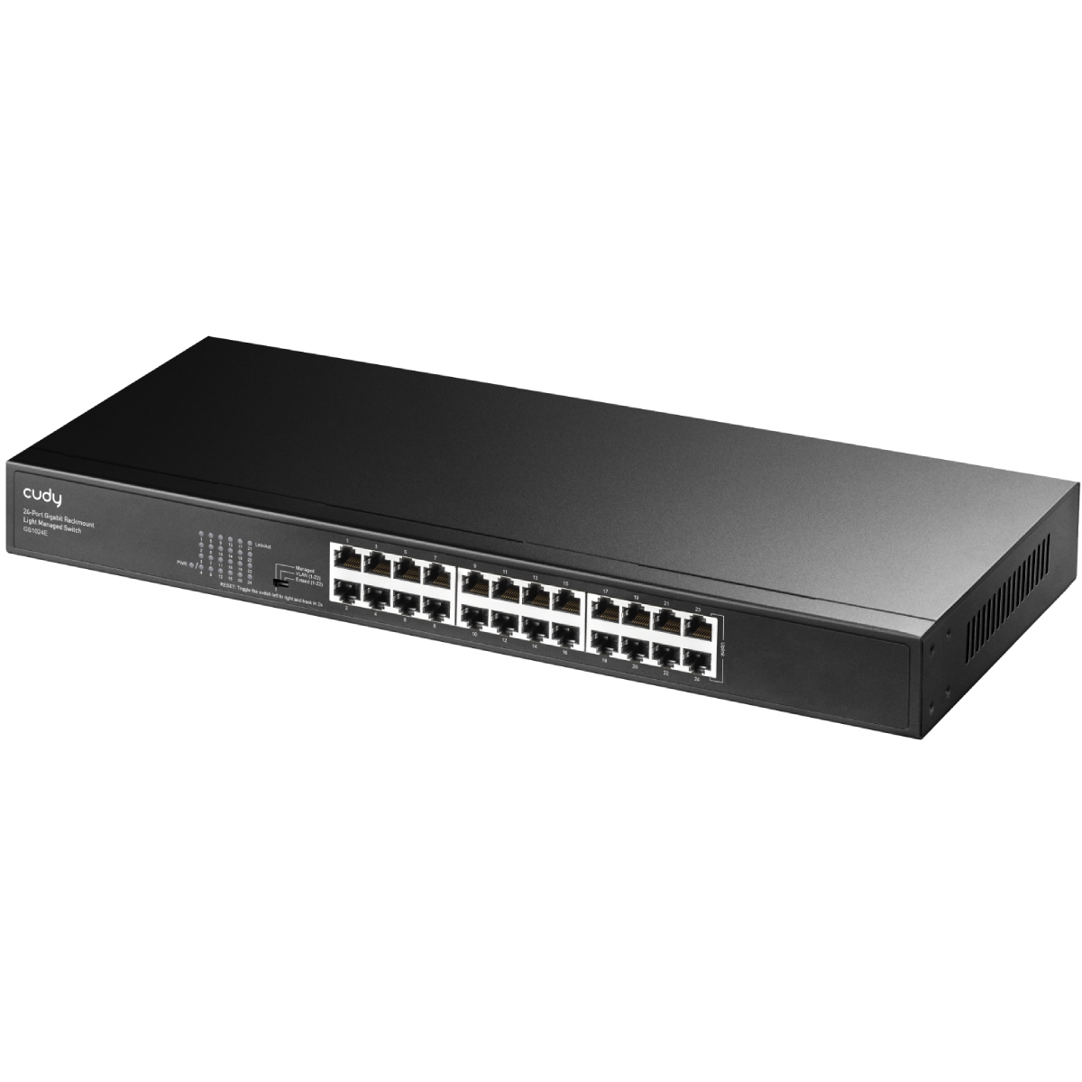 Комутатор Cudy GS1024E, 24-Port Gigabit Easy-Managed Switch (GS1024E) на малюнкі №2
