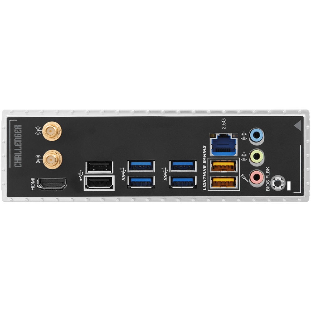 ASRock (AM5/B850, 4*DDR5, 2xPCIex16, HDMI/DP, 4xSATAІІІ,2xM.2, 2.5GLan, mATX) (B850M CHALLENGER WIFI) на малюнкі №4