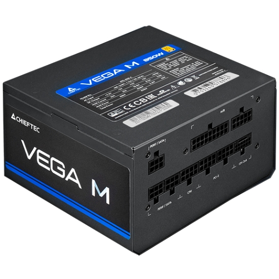 БЖ 850W Chieftec VEGA M ATX 3.1 135mm, 80+ Gold, Fully modular, Retail (PPG-850-C) на малюнкі №4