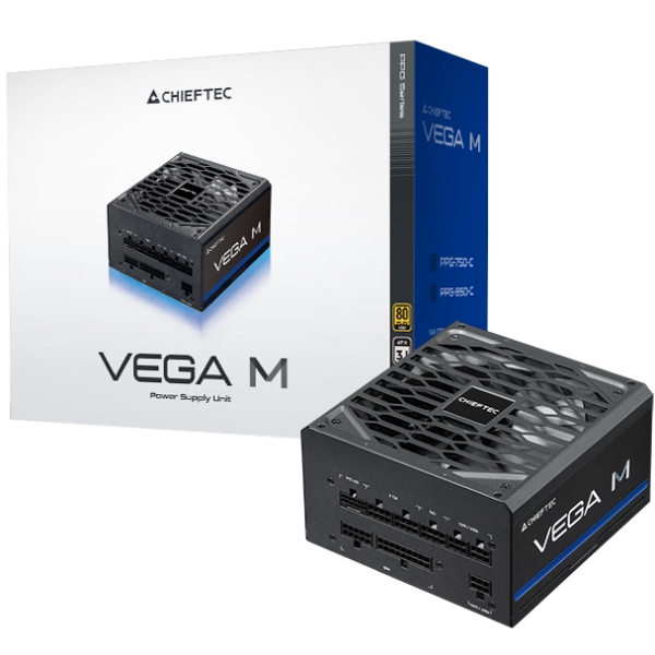 БЖ 850W Chieftec VEGA M ATX 3.1 135mm, 80+ Gold, Fully modular, Retail (PPG-850-C) на малюнкі №7