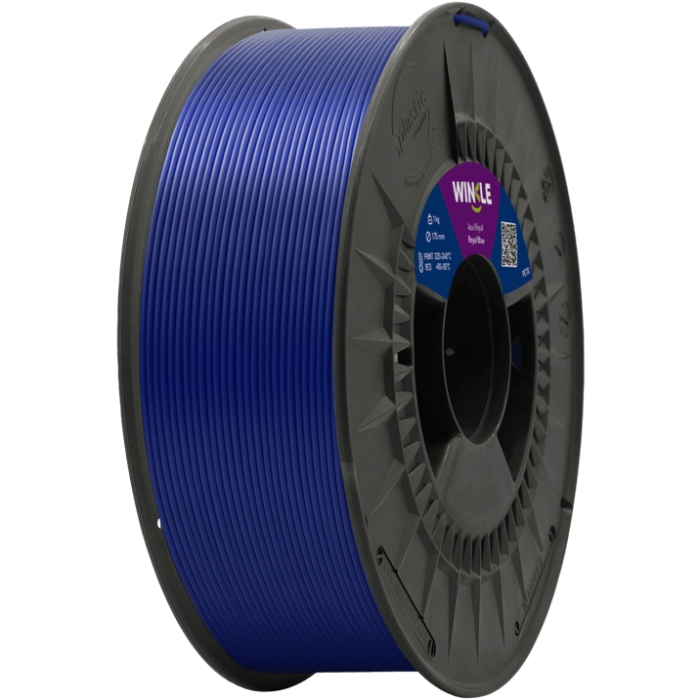 Пластик (Filament) WINKLE PETG 1кг, 1.75мм, королівський (PET01000175AZUROYWNK) Синій на малюнкі №1