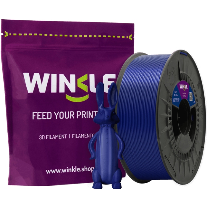 Пластик (Filament) WINKLE PETG 1кг, 1.75мм, королівський (PET01000175AZUROYWNK) Синій на малюнкі №2