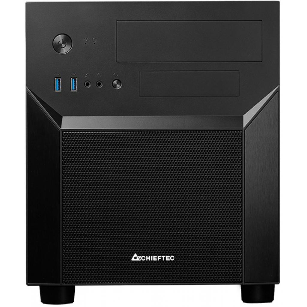 Корпус Chieftec MESH PRO CUBE CI-02B-OP, без БЖ, 2xUSB3.0, mATX, Black (CI-02B-OP) Чорний на малюнкі №2