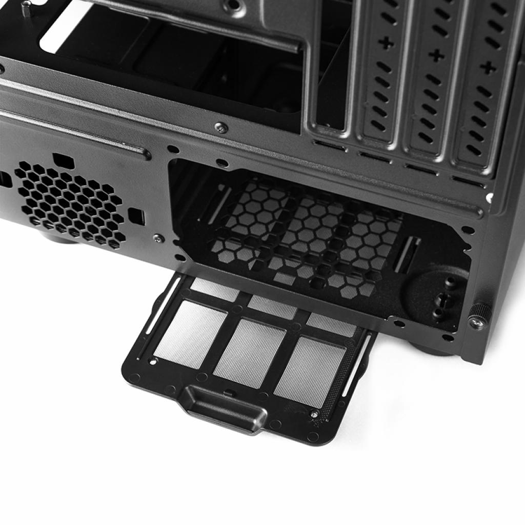 Корпус Chieftec MESH PRO CUBE CI-02B-OP, без БЖ, 2xUSB3.0, mATX, Black (CI-02B-OP) Чорний на малюнкі №11